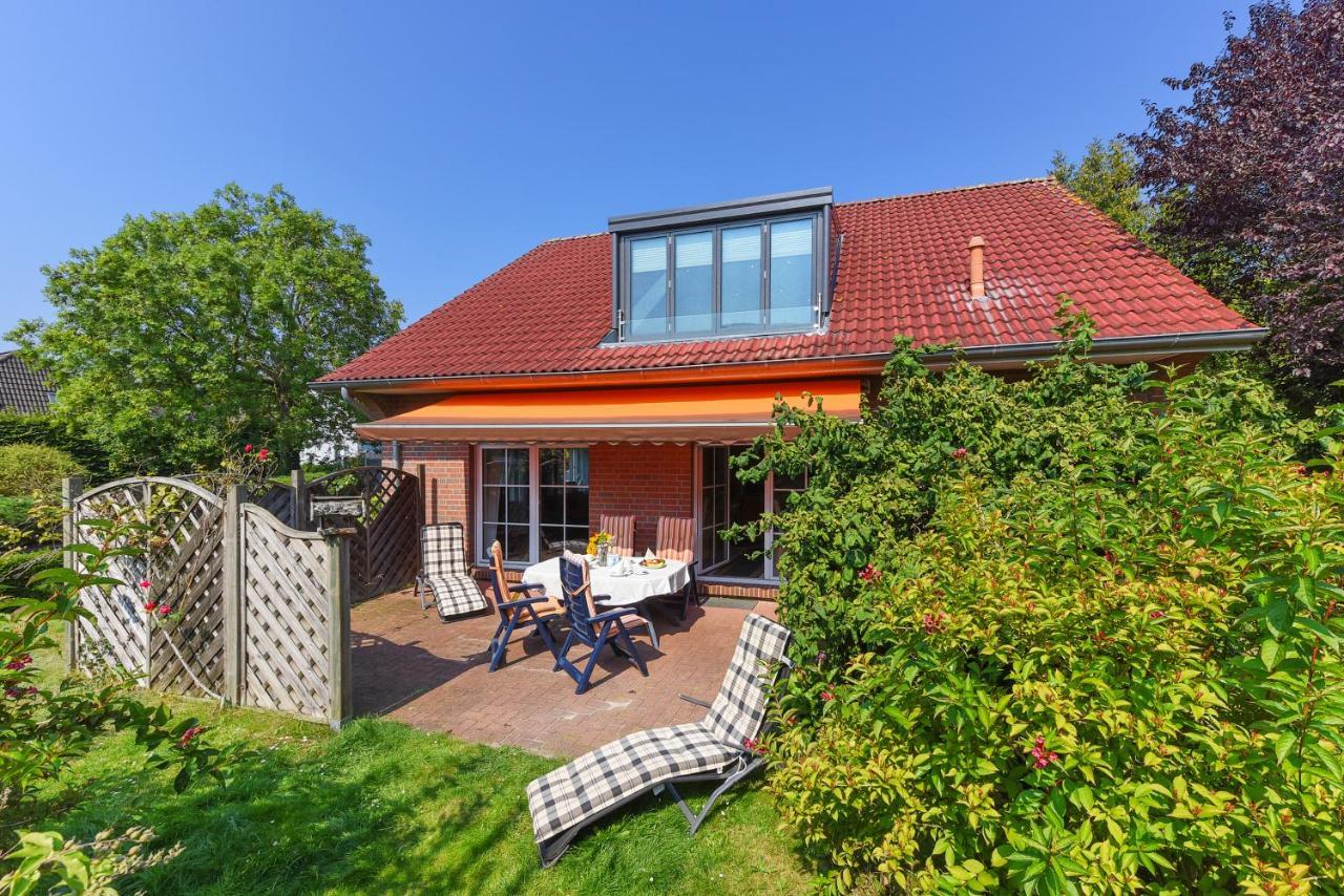 Jever-Ferienhaus Gartenblick Exteriör bild